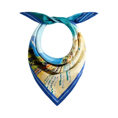 Pre-owned Kith Giorgio Armani & Forte Dei Marmi Printed Silk Bandana 'multi' | Multi-color | Men's Size Onesiz In Multicolor