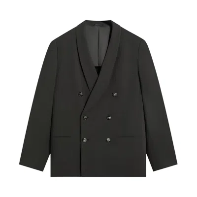 Pre-owned Kith Giorgio Armani & Ivy Double Breasted Jacket 'charcoal Grey' | Men's Size L