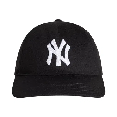 Pre-owned Kith Giorgio Armani & Ronnie Fieg For '47 Wool Deconstructed Franchise Ls Fitted Cap 'black' | Men's
