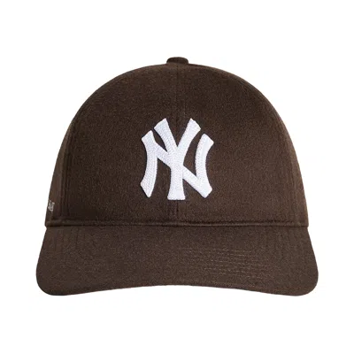 Pre-owned Kith Giorgio Armani & Ronnie Fieg For '47 Wool Deconstructed Franchise Ls Fitted Cap 'cacao' | Brown
