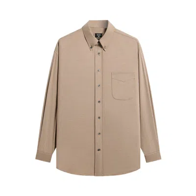 Pre-owned Kith Giorgio Armani & Shirt 'tannin' | Brown | Men's Size M