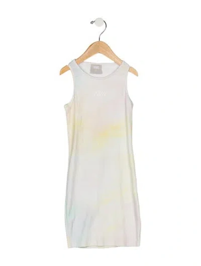 Pre-owned Kith Kids' Girls' Sleeveless Dress In Neutrals