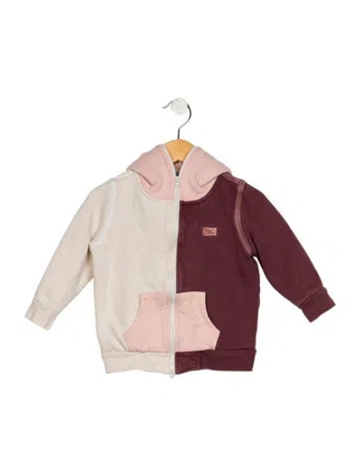 Pre-owned Kith Babies' Girls' Zip-up Jacket In Pink
