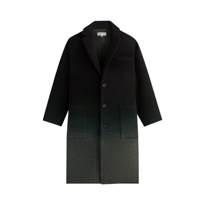 Pre-owned Kith Gradient Wool Bergen Coat 'chronicle' | Green | Men's Size S