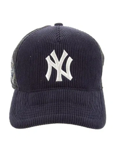 Pre-owned Kith Graphic Baseball Cap In Blue
