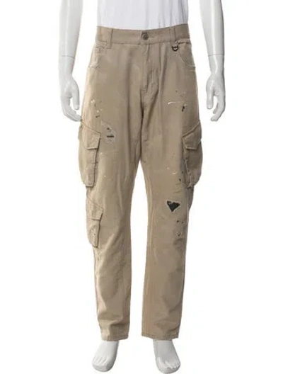Pre-owned Kith Graphic Print Cargo Pants In Neutrals