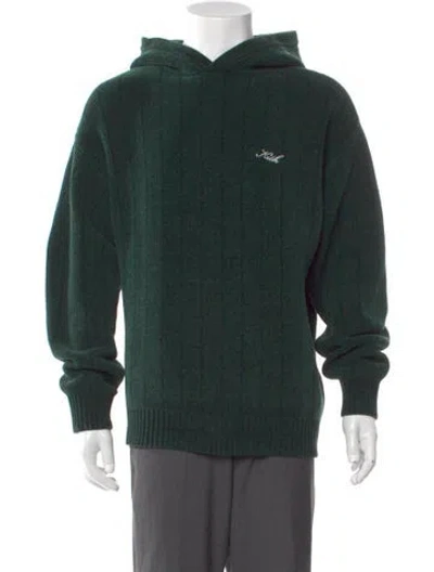 Pre-owned Kith Graphic Print Crew Neck Hoodie In Green