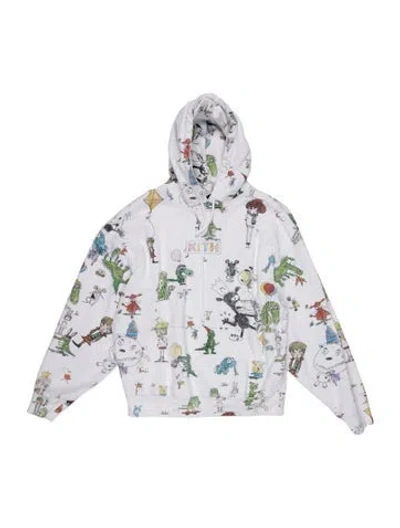Pre-owned Kith Graphic Print Crew Neck Hoodie In Multi