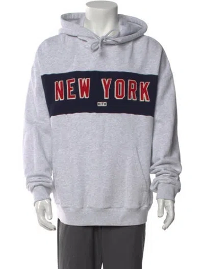 Pre-owned Kith Graphic Print Crew Neck Hoodie In Neutral