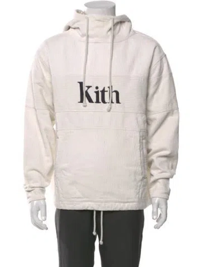 Pre-owned Kith Graphic Print Crew Neck Hoodie In Neutral