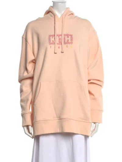 Pre-owned Kith Graphic Print Crew Neck Hoodie In Neutrals