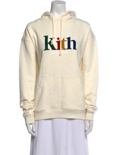 Pre-owned Kith Graphic Print Crew Neck Sweater In Neutral