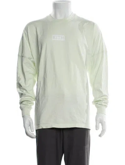Pre-owned Kith Graphic Print Crew Neck Sweatshirt In Green