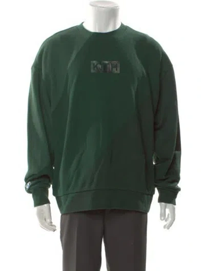 Pre-owned Kith Graphic Print Crew Neck Sweatshirt In Green