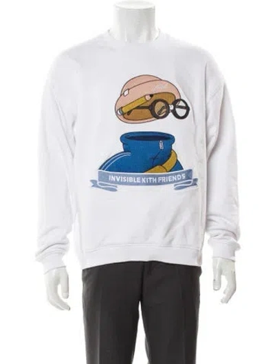 Pre-owned Kith Graphic Print Crew Neck Sweatshirt In Multi