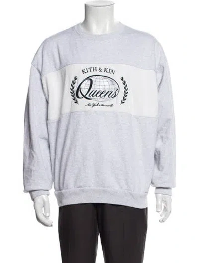 Pre-owned Kith Graphic Print Crew Neck Sweatshirt In Multi