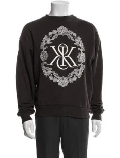 Pre-owned Kith Graphic Print Crew Neck Sweatshirt In Multi