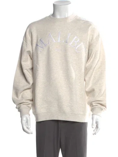 Pre-owned Kith Graphic Print Crew Neck Sweatshirt In Neutral