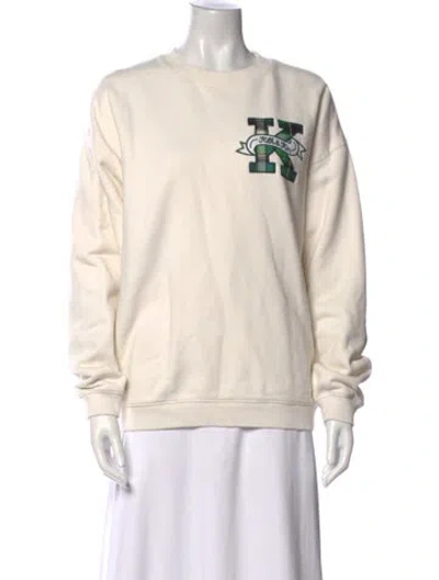 Pre-owned Kith Graphic Print Crew Neck Sweatshirt In Neutral