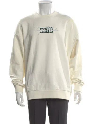 Pre-owned Kith Graphic Print Crew Neck Sweatshirt In Neutral