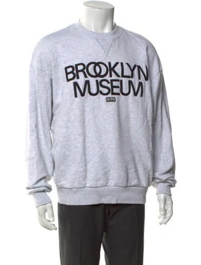Pre-owned Kith Graphic Print Crew Neck Sweatshirt In Neutrals
