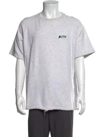 Pre-owned Kith Graphic Print Crew Neck Sweatshirt In Neutrals