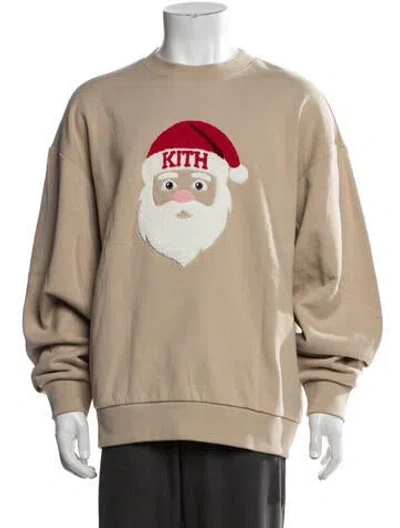 Pre-owned Kith Graphic Print Crew Neck Sweatshirt In Neutrals