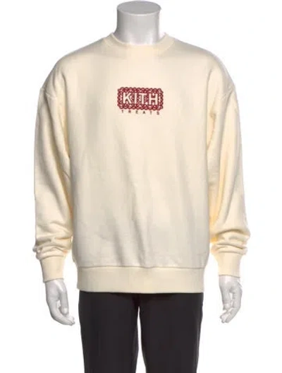 Pre-owned Kith Graphic Print Crew Neck Sweatshirt W/ Tags In Neutral