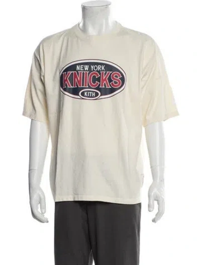 Pre-owned Kith Graphic Print Crew Neck T-shirt