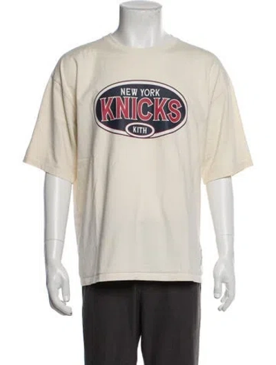 Pre-owned Kith Graphic Print Crew Neck T-shirt