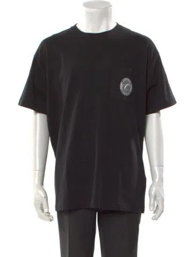 Pre-owned Kith Graphic Print Crew Neck T-shirt In Black