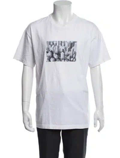 Pre-owned Kith Graphic Print Crew Neck T-shirt In Black