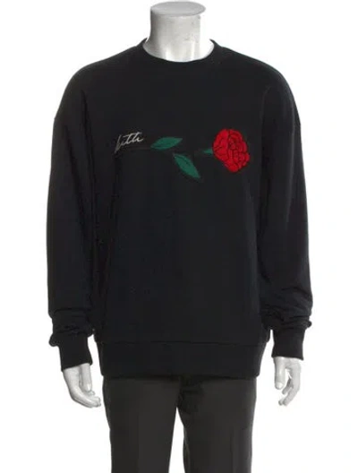 Pre-owned Kith Graphic Print Crew Neck T-shirt In Blue