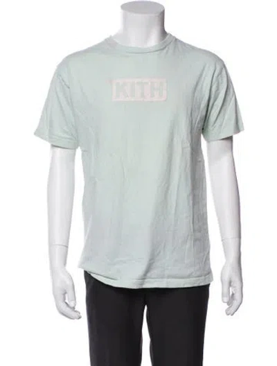 Pre-owned Kith Graphic Print Crew Neck T-shirt In Blue