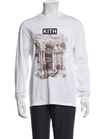 Pre-owned Kith Graphic Print Crew Neck T-shirt In Blue