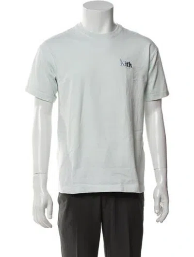 Pre-owned Kith Graphic Print Crew Neck T-shirt In Blue