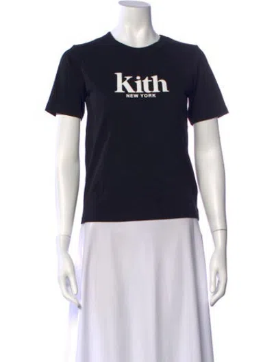 Pre-owned Kith Graphic Print Crew Neck T-shirt In Blue