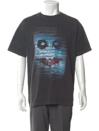 Pre-owned Kith Graphic Print Crew Neck T-shirt In Gray