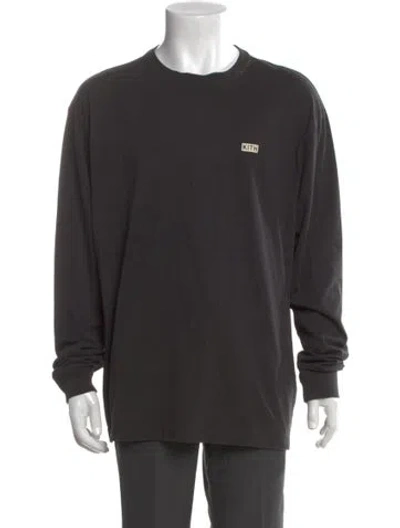 Pre-owned Kith Graphic Print Crew Neck T-shirt In Gray