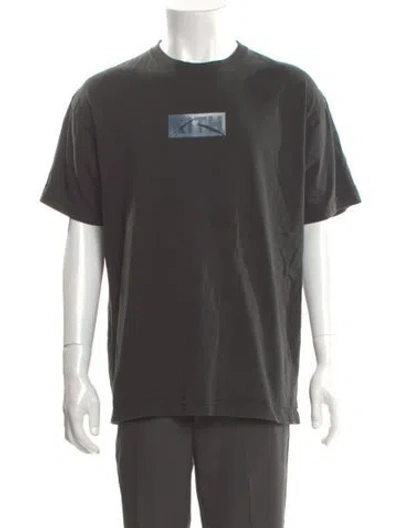 Pre-owned Kith Graphic Print Crew Neck T-shirt In Gray