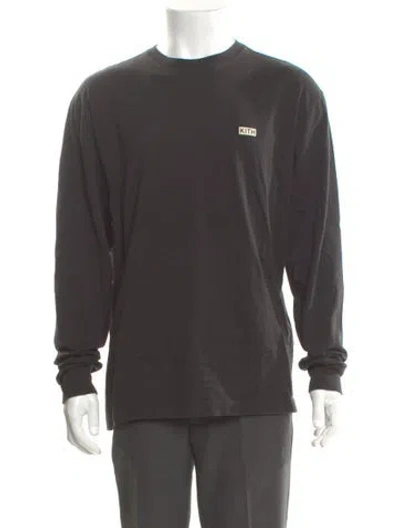 Pre-owned Kith Graphic Print Crew Neck T-shirt In Gray