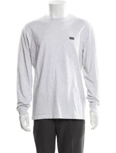 Pre-owned Kith Graphic Print Crew Neck T-shirt In Gray