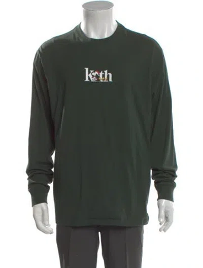 Pre-owned Kith Graphic Print Crew Neck T-shirt In Gray