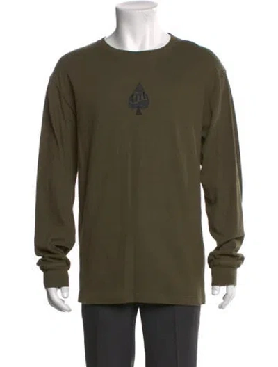 Pre-owned Kith Graphic Print Crew Neck T-shirt In Green