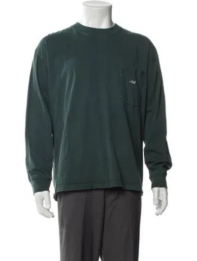 Pre-owned Kith Graphic Print Crew Neck T-shirt In Green