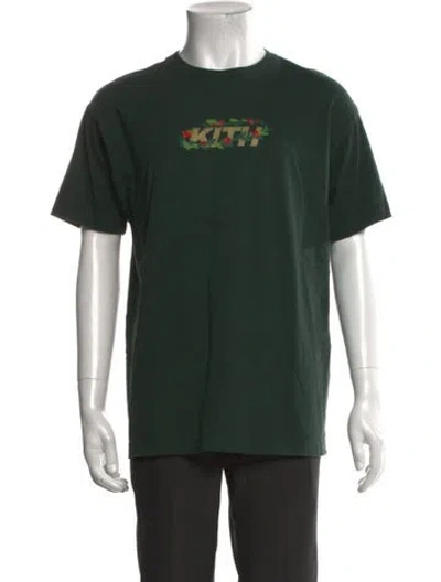 Pre-owned Kith Graphic Print Crew Neck T-shirt In Green