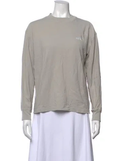 Pre-owned Kith Graphic Print Crew Neck T-shirt In Grey