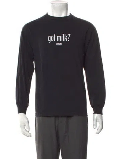 Pre-owned Kith Graphic Print Crew Neck T-shirt In Grey