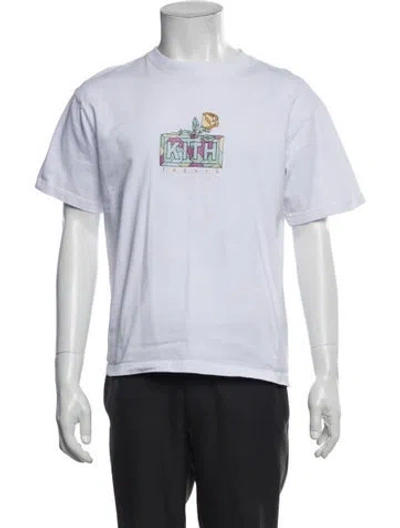 Pre-owned Kith Graphic Print Crew Neck T-shirt In Multi
