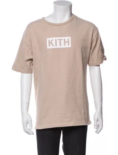 Pre-owned Kith Graphic Print Crew Neck T-shirt In Neutral